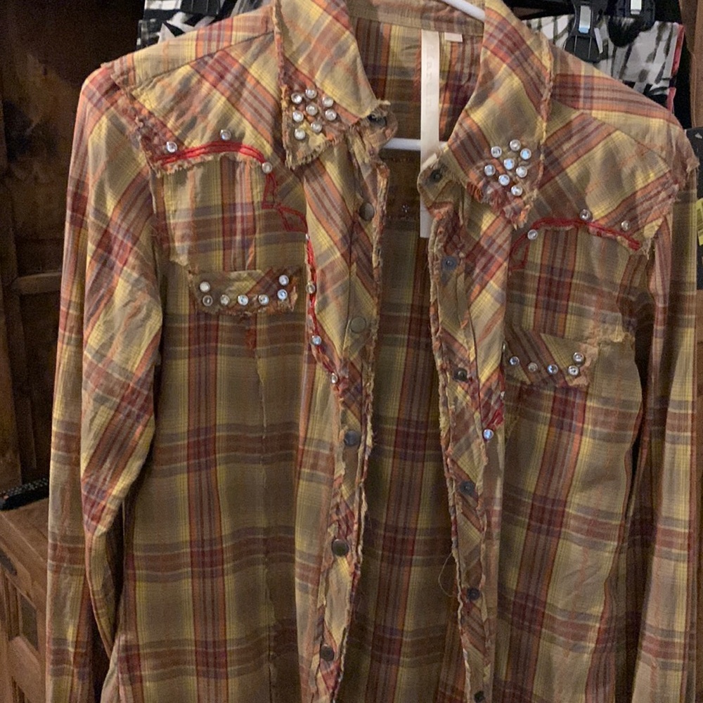 Snap king sleeve rodeo chic shirt